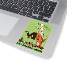 Load image into Gallery viewer, Don't Desecrate Nature Soviet Propaganda (Translated) - Sticker