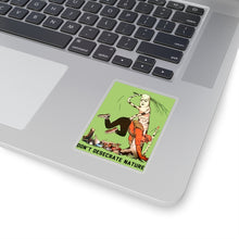 Load image into Gallery viewer, Don't Desecrate Nature Soviet Propaganda (Translated) - Sticker