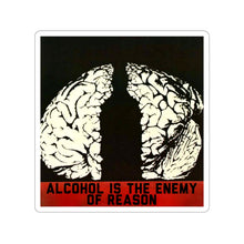 Load image into Gallery viewer, Anti-Drunkenness Soviet Propaganda: Enemy Of Reason (Translated) - Sticker