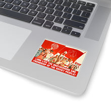 Load image into Gallery viewer, Brotherhood &Friendship Soviet Propaganda (Translated) - Sticker