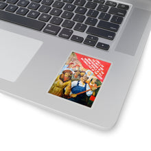 Load image into Gallery viewer, Multinational Soviet Propaganda: Brotherhood and Unity (Translated) - Sticker