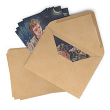 Load image into Gallery viewer, Novy God - Soviet New Year's Card - Snow Maiden & Soldier