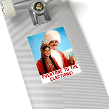 Load image into Gallery viewer, Soviet Election Propaganda: Turkmen Traditional Dress (Translated) - Sticker