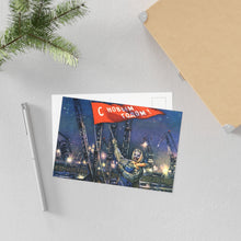 Load image into Gallery viewer, Happy New Years - Factory Woman Post Card