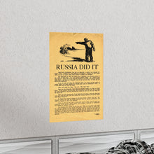 Load image into Gallery viewer, Russia Did It leaflet, February 1919
