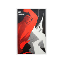 Load image into Gallery viewer, "No To Racism" Soviet Propaganda (Untranslated) - Sticker