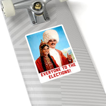 Load image into Gallery viewer, Soviet Election Propaganda: Turkmen Traditional Dress (Translated) - Sticker