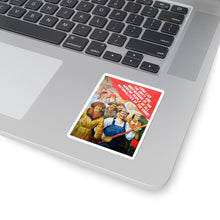 Load image into Gallery viewer, Multinational Soviet Propaganda: Brotherhood and Unity (Translated) - Sticker