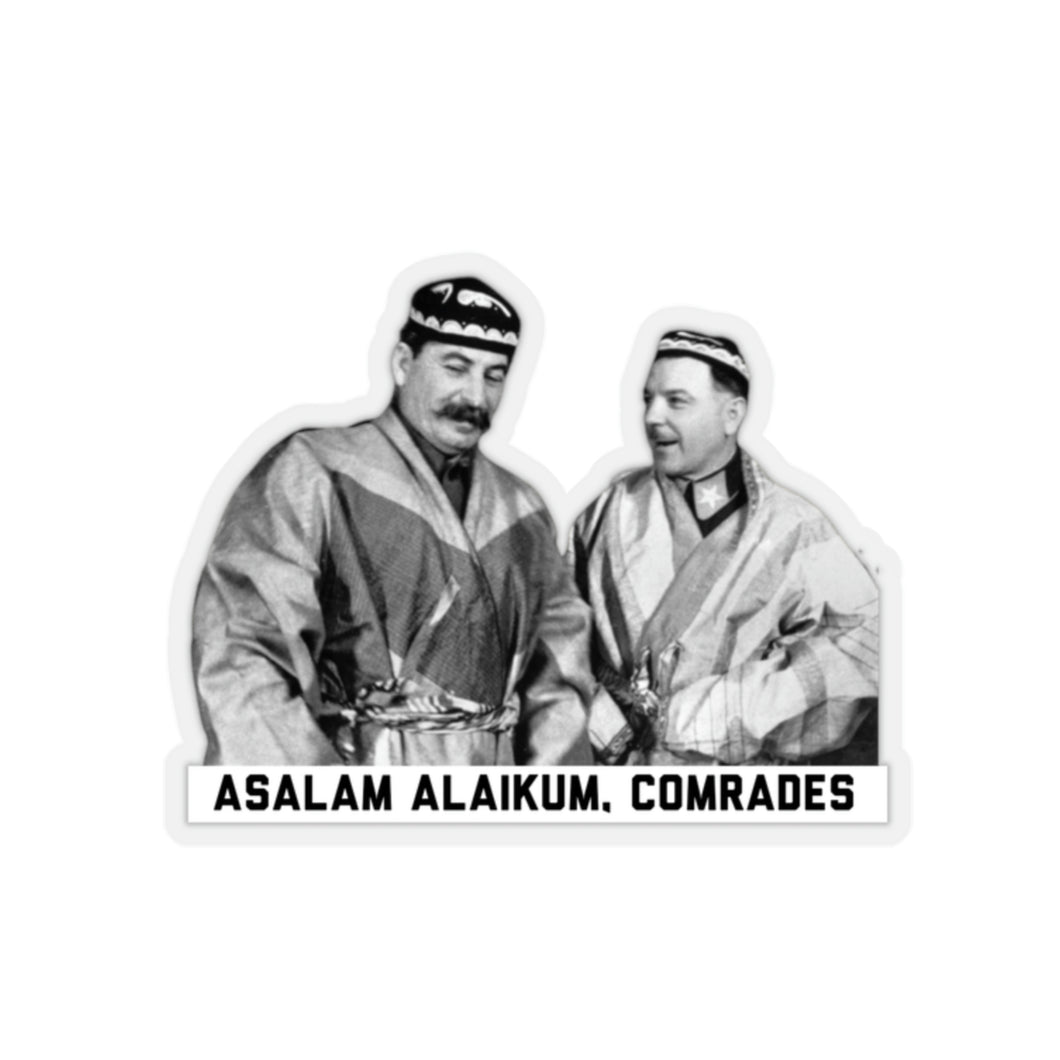 Stalin & Voroshilov Send Salaams Sticker