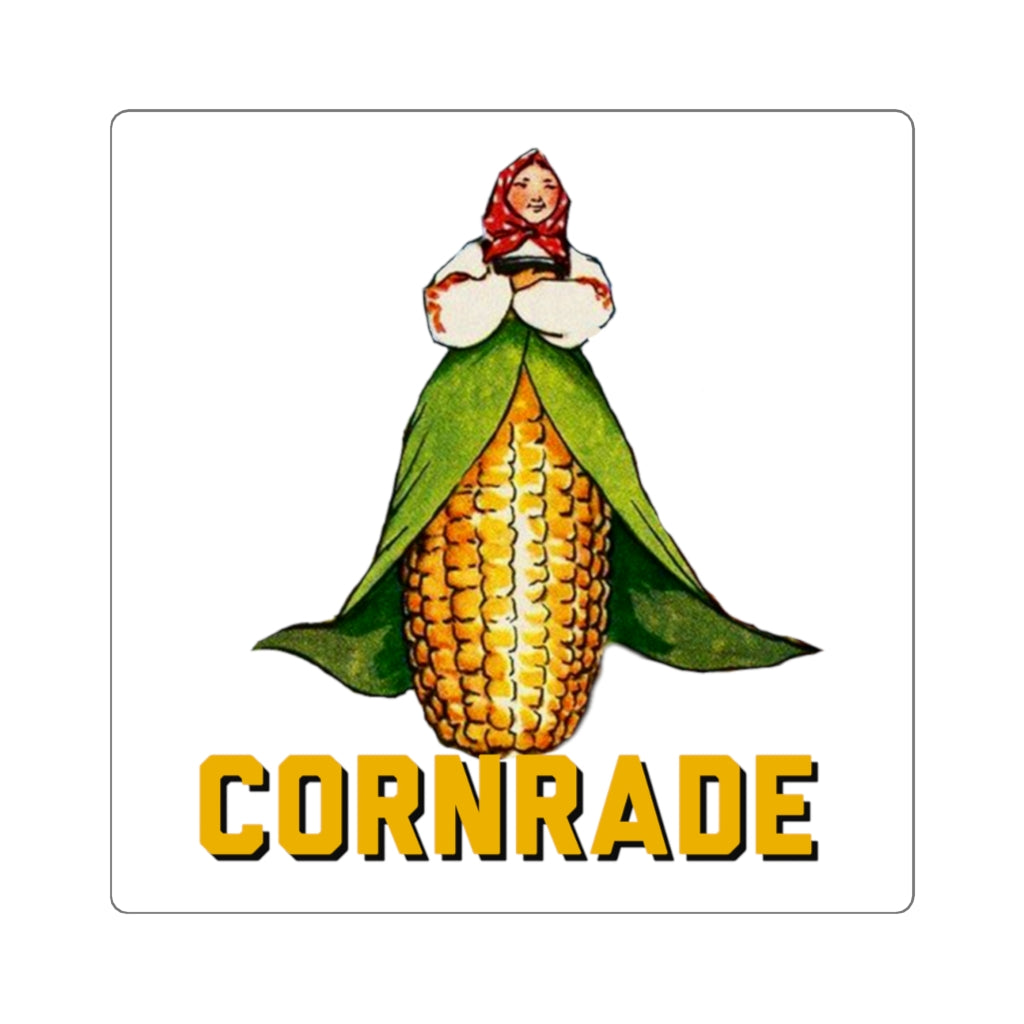 Cornrade Square Sticker