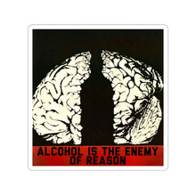 Load image into Gallery viewer, Anti-Drunkenness Soviet Propaganda: Enemy Of Reason (Translated) - Sticker
