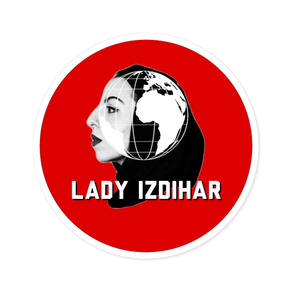 Lady Izdihar Logo - Sticker RED